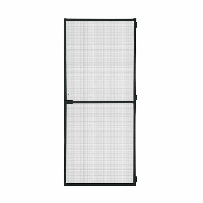 Cortina Mosquitera Schellenberg Puertas Con marco Fibra de Vidrio Negro Aluminio (100 x 210 cm)