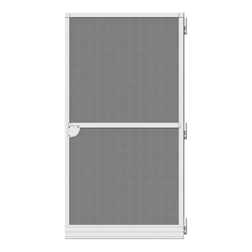 Mosquitera Schellenberg Puerta Fibra de Vidrio Aluminio Blanco (100 x 210 cm)