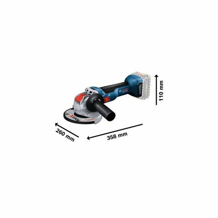 Amoladora angular BOSCH GWX 18V-10 Professional 1000 W 18 V