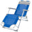 Tumbona reclinable Aktive Azul 153 x 33 x 47 cm