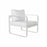 Sofá de Jardín DKD Home Decor Blanco Aluminio 78 cm 184 x 72 x 78 cm