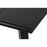 Conjunto de Mesa con 3 Sillones Home ESPRIT Negro Cristal Acero 123 x 66 x 72 cm