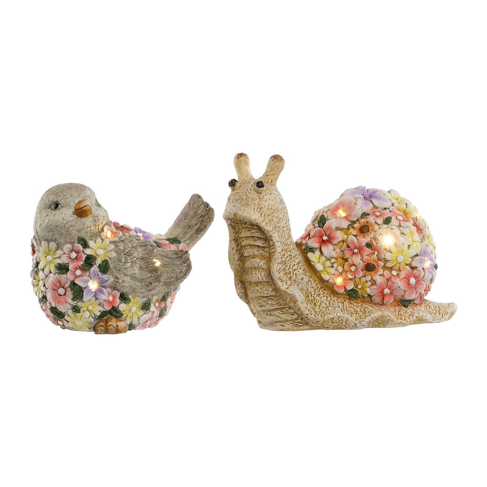 Figura Decorativa para Jardín Home ESPRIT Magnesio 30 x 20 x 28 cm (2 Unidades)