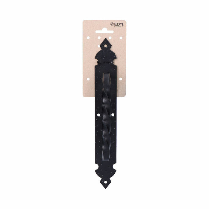 Tirador para puerta EDM Forja 275 mm Negro