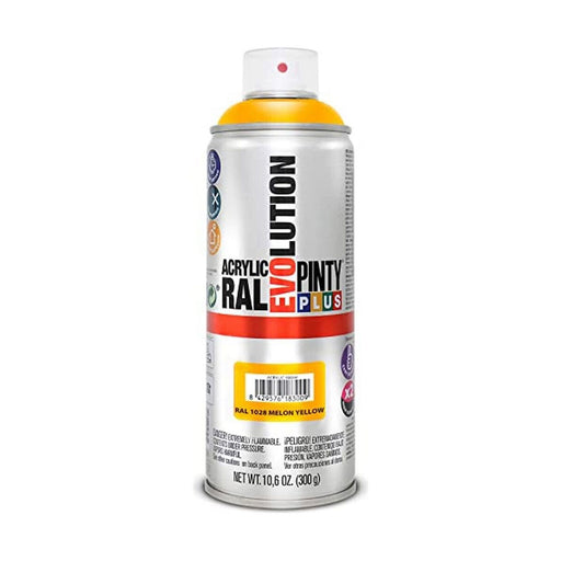 Pintura en spray Pintyplus Evolution RAL 1028 400 ml Melon Yellow