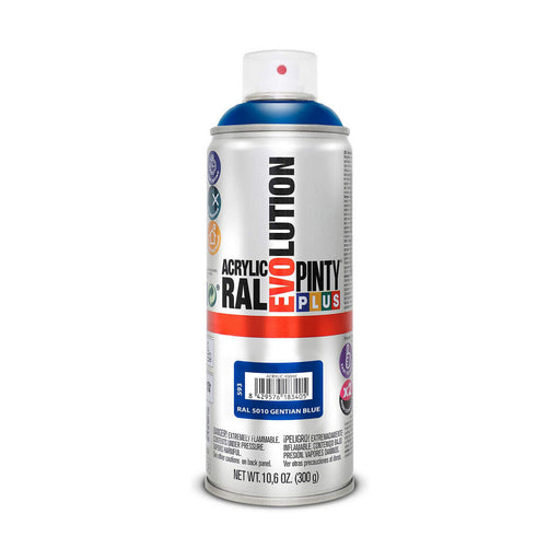 Pintura en spray Pintyplus Evolution RAL 5010 400 ml Gentian Blue