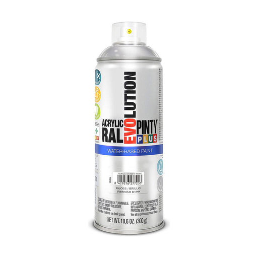 Barniz en Spray Pintyplus Evolution B199 Base de agua 400 ml Incoloro