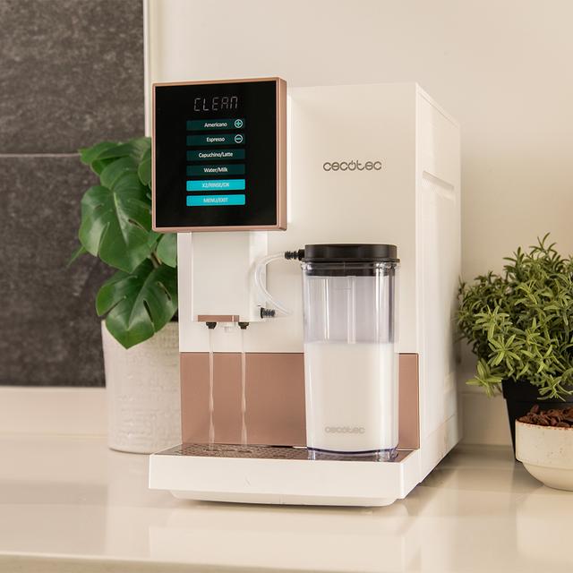 Cafetera superautomática Cremmaet Compactccino White Rose Cecotec